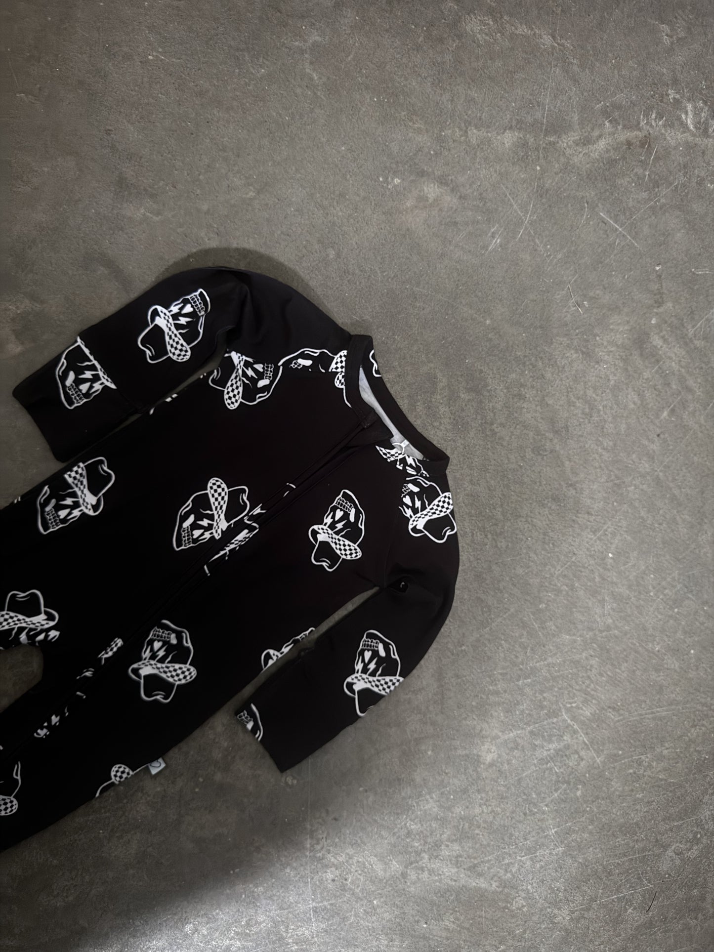 Cowboy Skulls | Black Bamboo Two-Piece