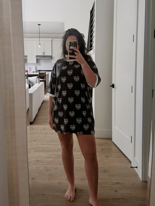 Mama | Charcoal Bamboo Pajama Dress