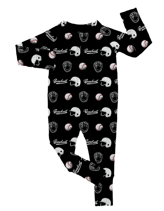 Baseball | Bamboo Romper