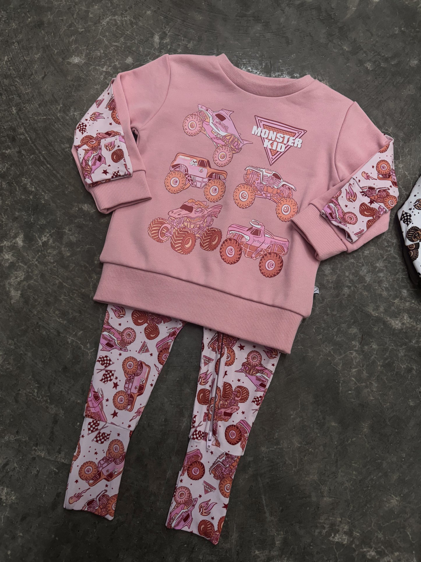 Pink Monster Kid | Crewneck
