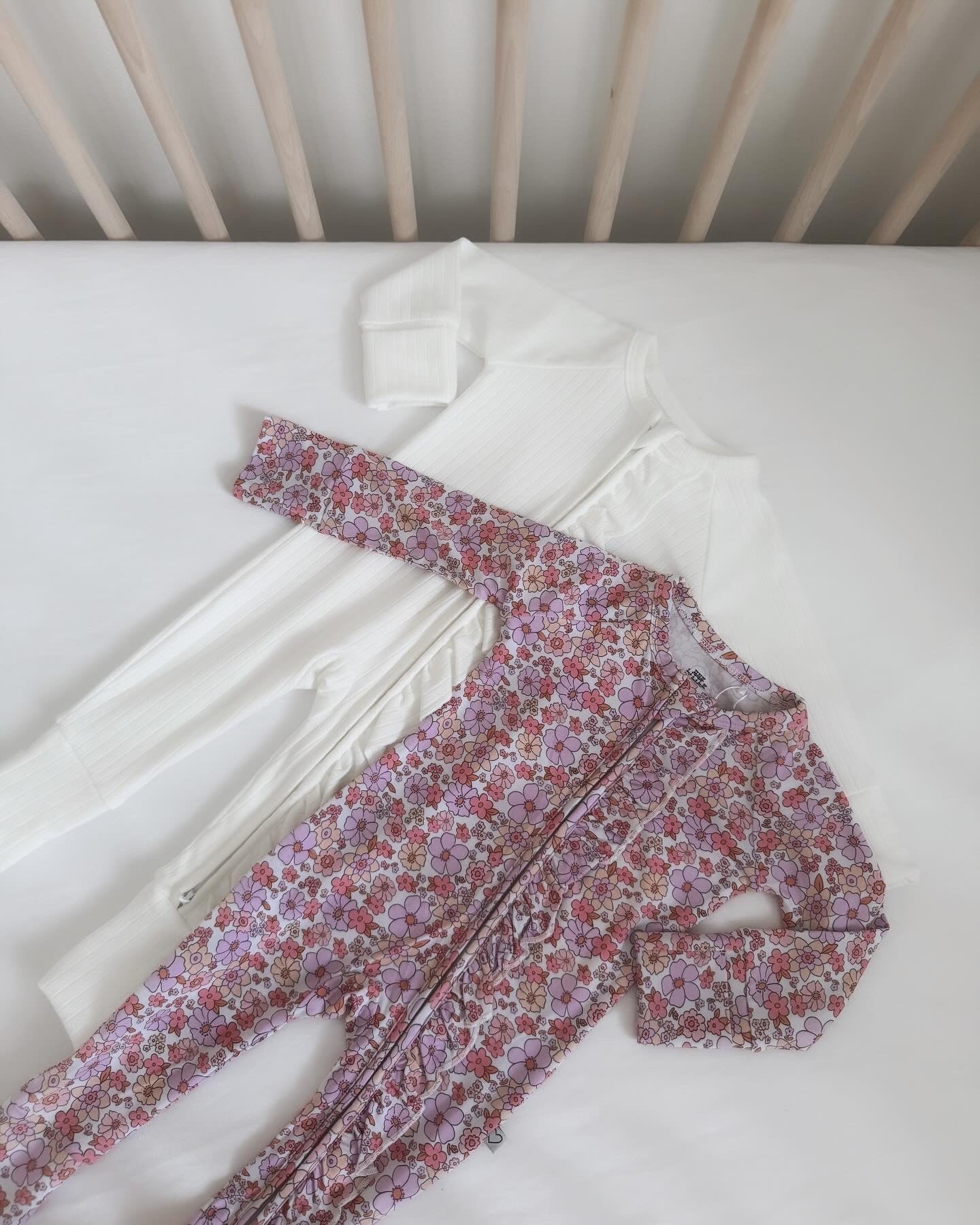 Ditsy Floral | Bamboo Frill Romper