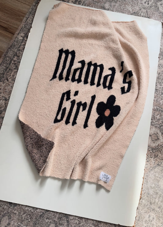 Mama’s Girl | Knit Plush Blanket