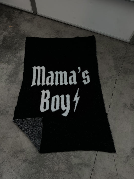Mama’s Boy | Plush Knit Blanket