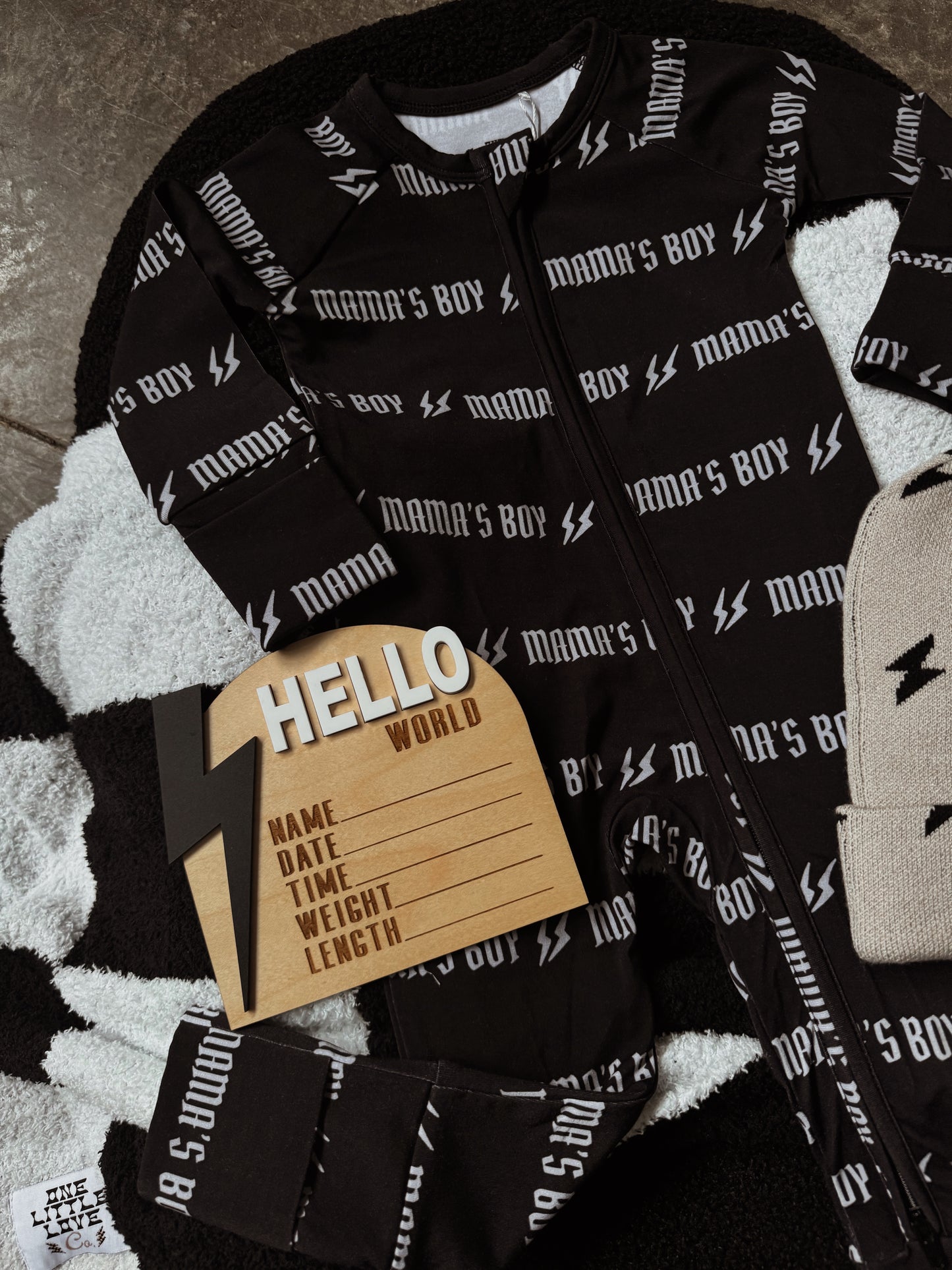 Mama’s Boy | Black Bamboo Two-Piece