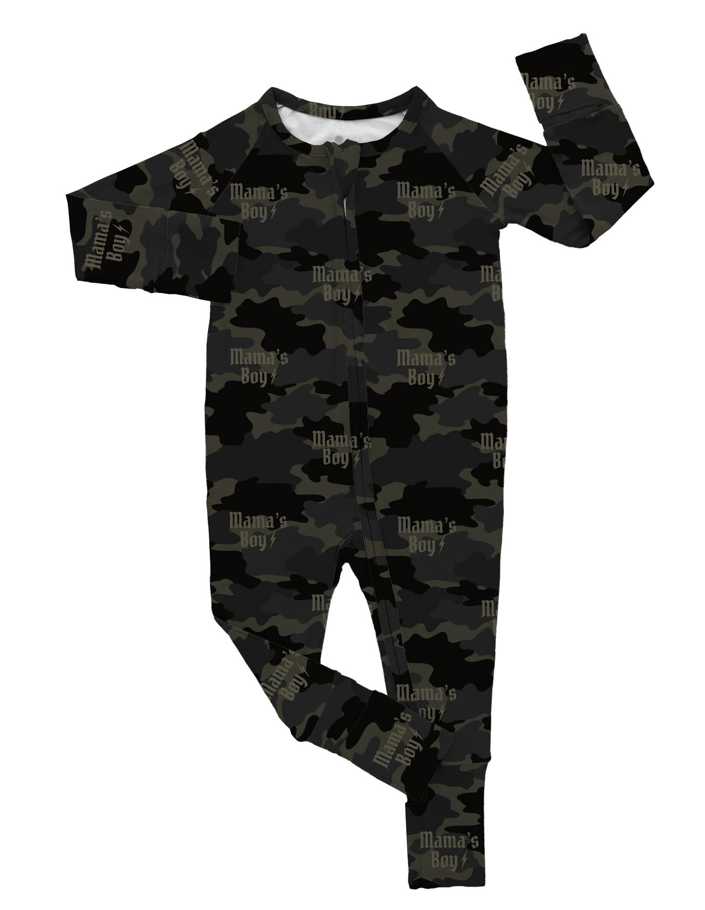 Camo Mama’s Boy | Bamboo Romper