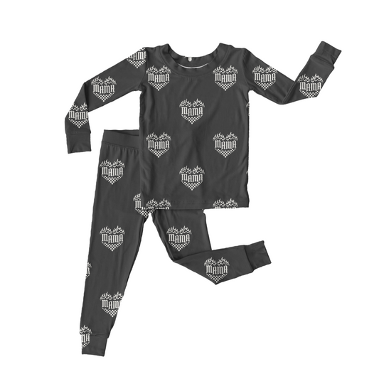 Mama | Charcoal Bamboo Two-Piece