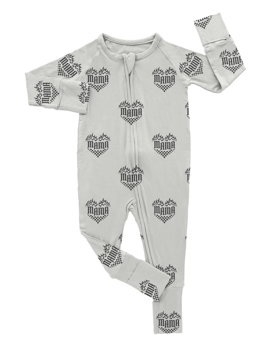 Mama | Cream Bamboo Romper
