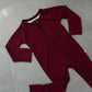 Red Micro Check | Bamboo Romper