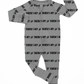Mama’s Boy | Grey Bamboo Romper