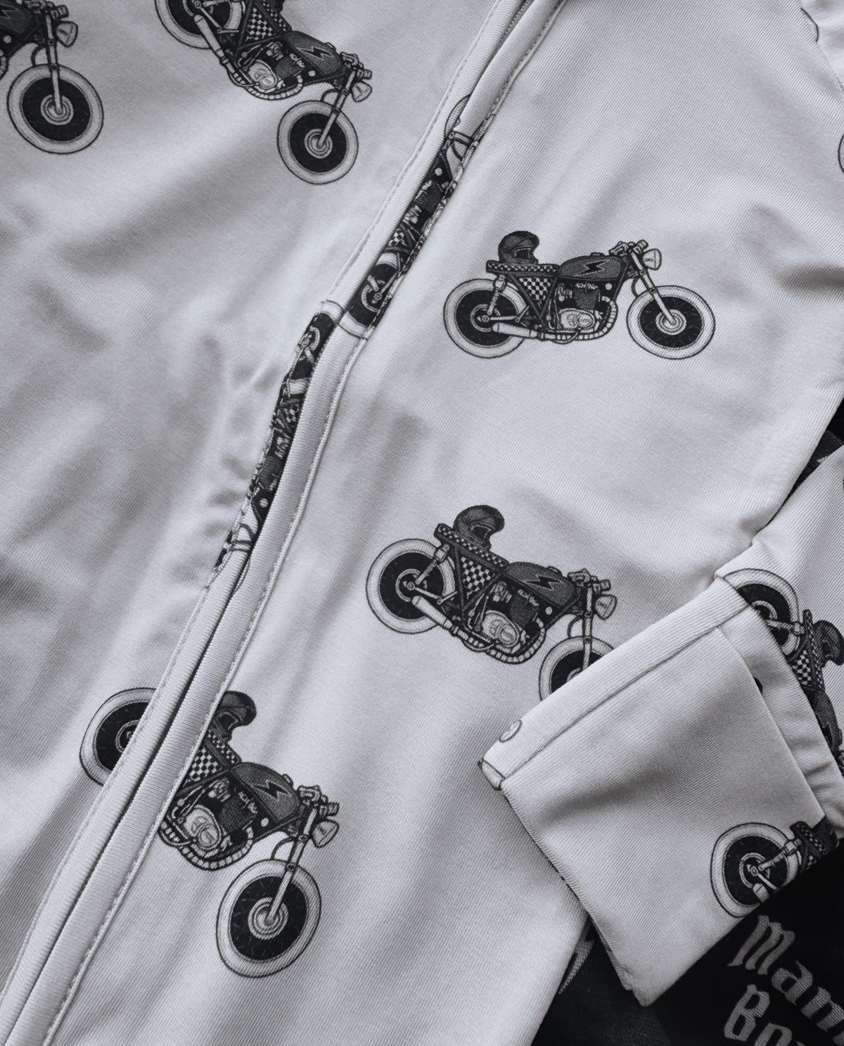Vintage Motorcycles | Cream Bamboo Two-Piece