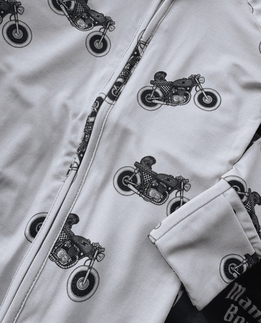 Vintage Motorcycles | Cream Bamboo Two-Piece