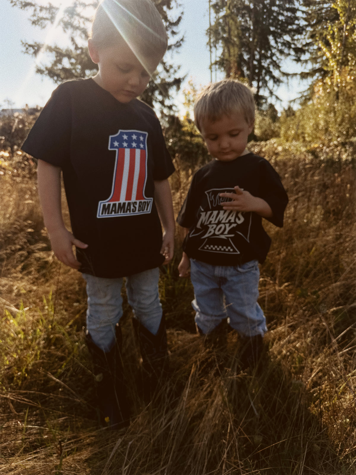 # 1 Mama’s Boy | Cotton Graphic Tee