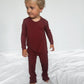 Red Micro Check | Bamboo Straight Leg Two-Piece