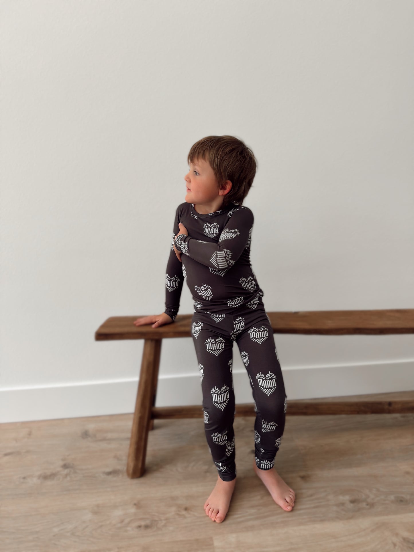 Mama | Charcoal Bamboo Two-Piece