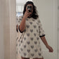 Mama | Cream Bamboo Pajama Dress