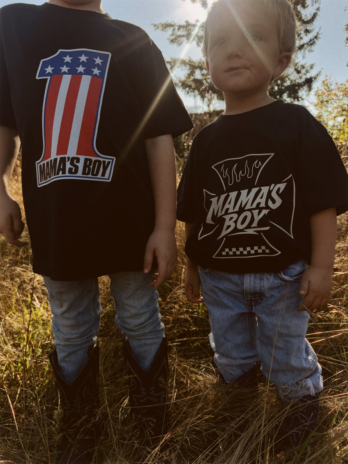 # 1 Mama’s Boy | Cotton Graphic Tee