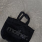 Mother. | Black Oversized Tote