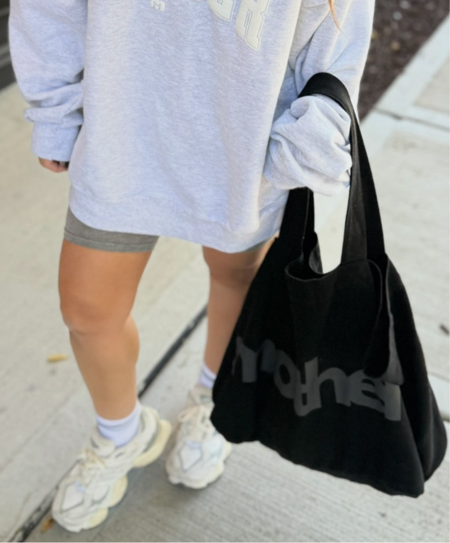 Mother. | Black Oversized Tote