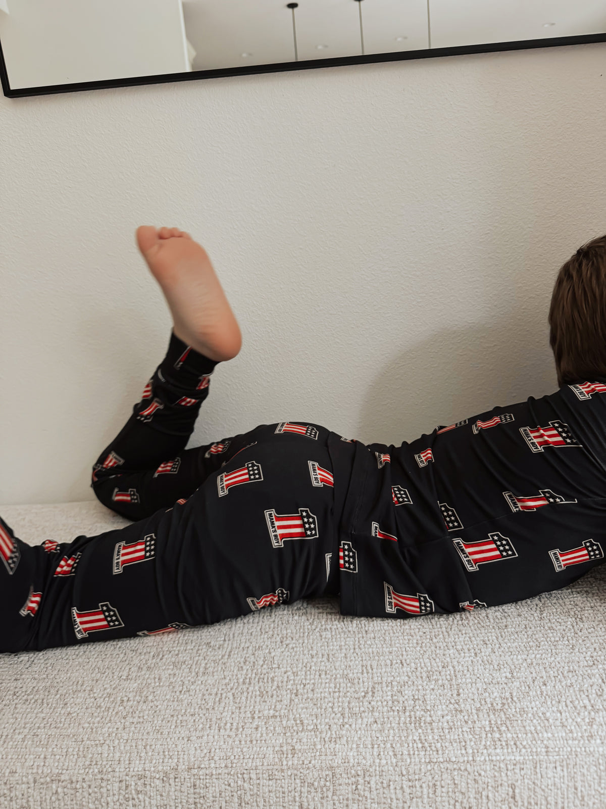 #1 Mama’s Boy | Charcoal Bamboo Two-Piece