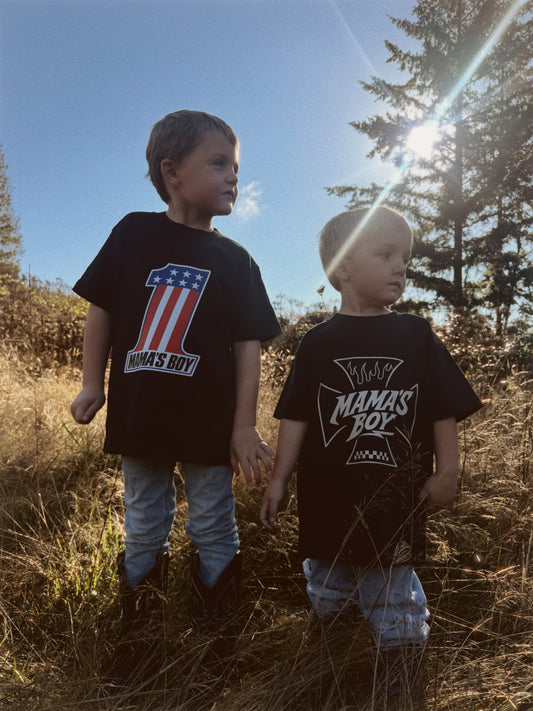 # 1 Mama’s Boy | Cotton Graphic Tee