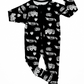 Dada’s Boy | Black Bamboo Romper