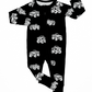 Monster Trucks | Black Bamboo Romper