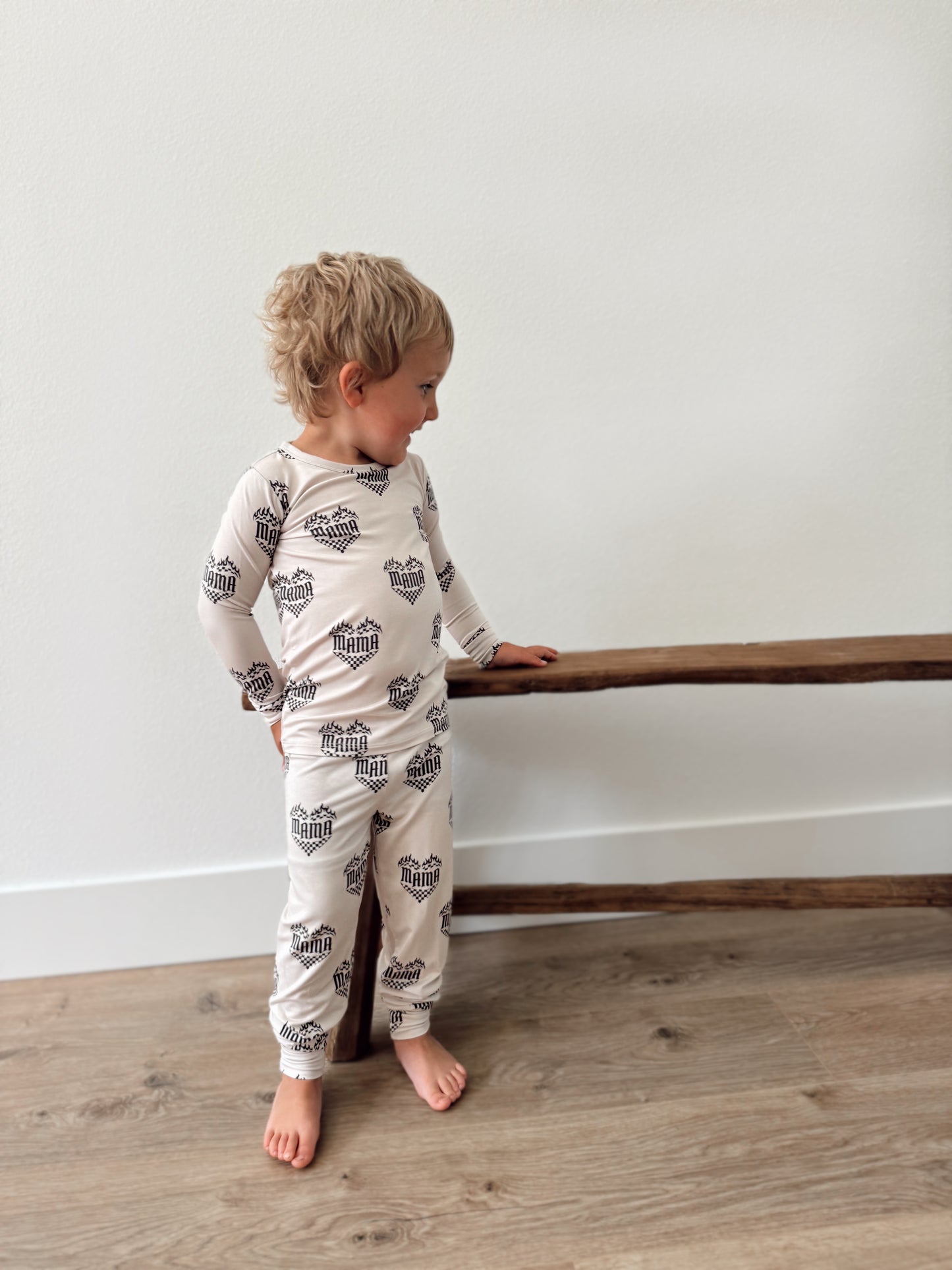 Mama | Cream Bamboo Two-Piece