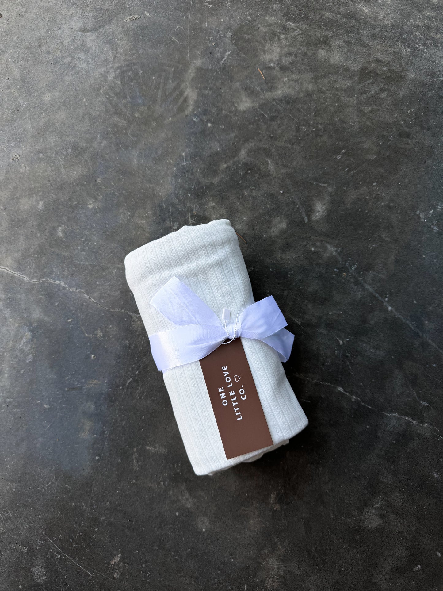 Pointelle Rib Blanket