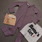 Pink Micro Check | Bamboo Romper