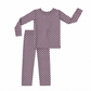 Pink Micro Check | Bamboo Straight Leg Two-Piece