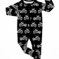 Motorcycle | Black Bamboo Romper